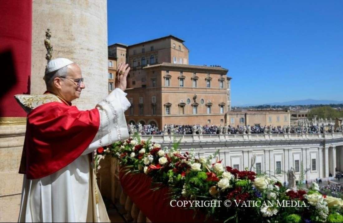 Foto notícia Mensagem do Papa Leão XIV na Bênção Urbi et Orbi da Páscoa de 2026